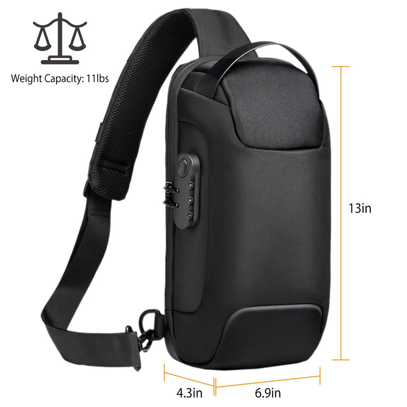 Men's Waterproof Anti-Theft Sling Backpack Bags & Travel - DailySale