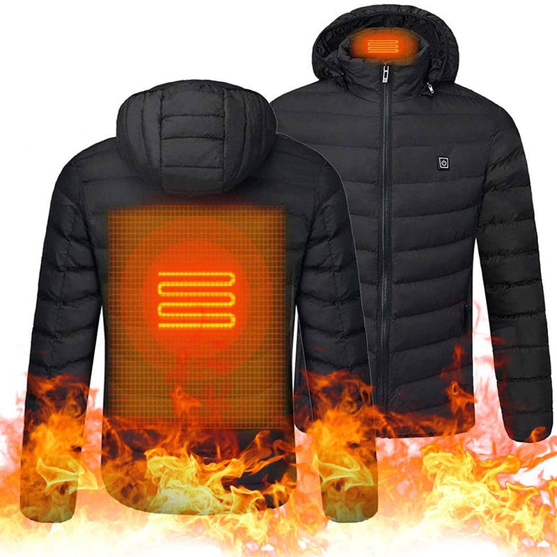 Men's Waterproof Heated Jacket Men's Clothing S - DailySale