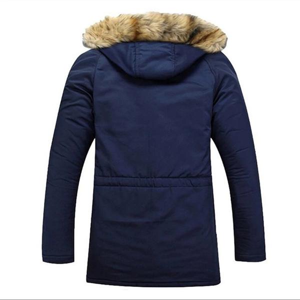 Men's Winter Hooded Down Coat Parkas Men's Clothing - DailySale