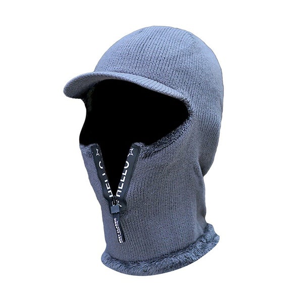 Men's Winter Knitted Hat Men's Shoes & Accessories Gray - DailySale