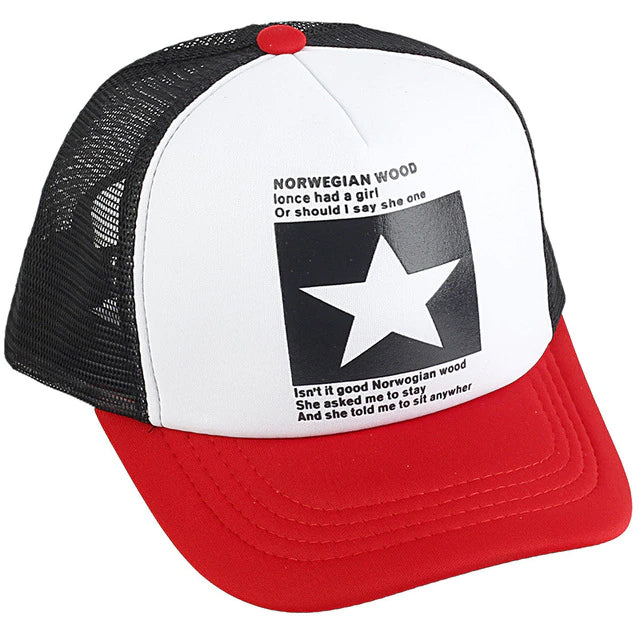 Men's Women's Summer Fashion Baseball Cap Men's Shoes & Accessories Red/White - DailySale