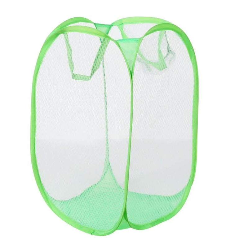 Meshed Up Collapsible Hamper Home Essentials - DailySale
