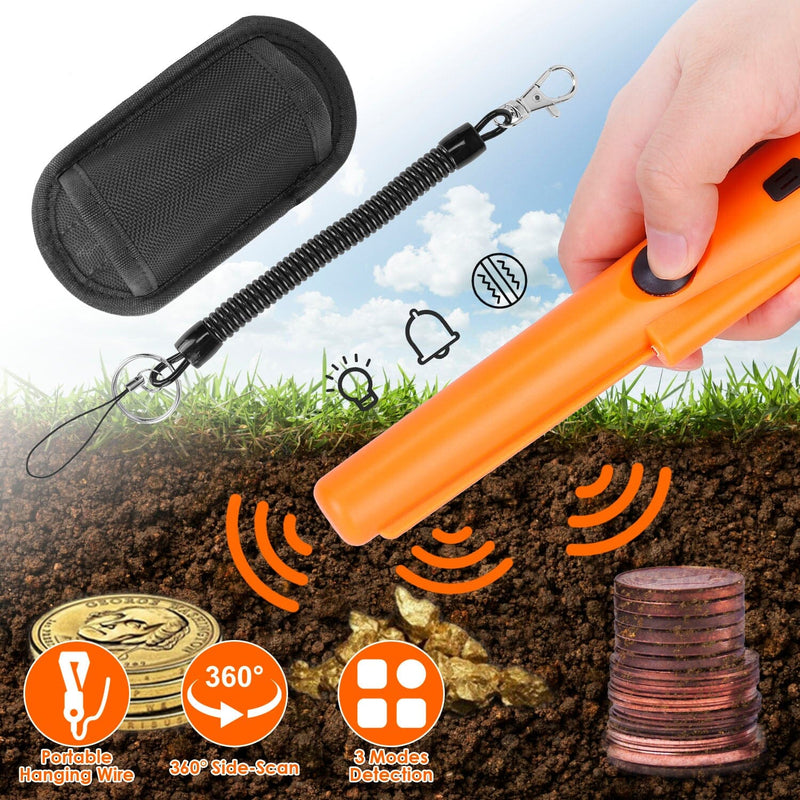 Metal Detector Pin Pointer with Retractable Hanging Wire Sports & Outdoors - DailySale