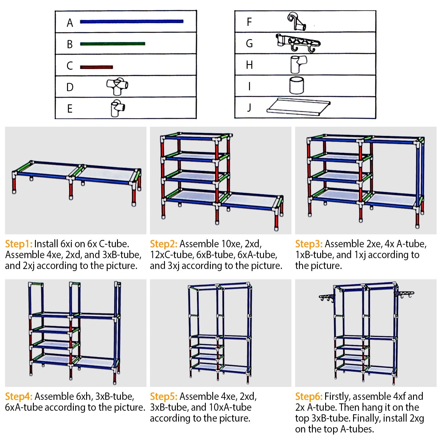 Metal Garment Rack Shoe Clothing Organizer Shelves Closet & Storage - DailySale