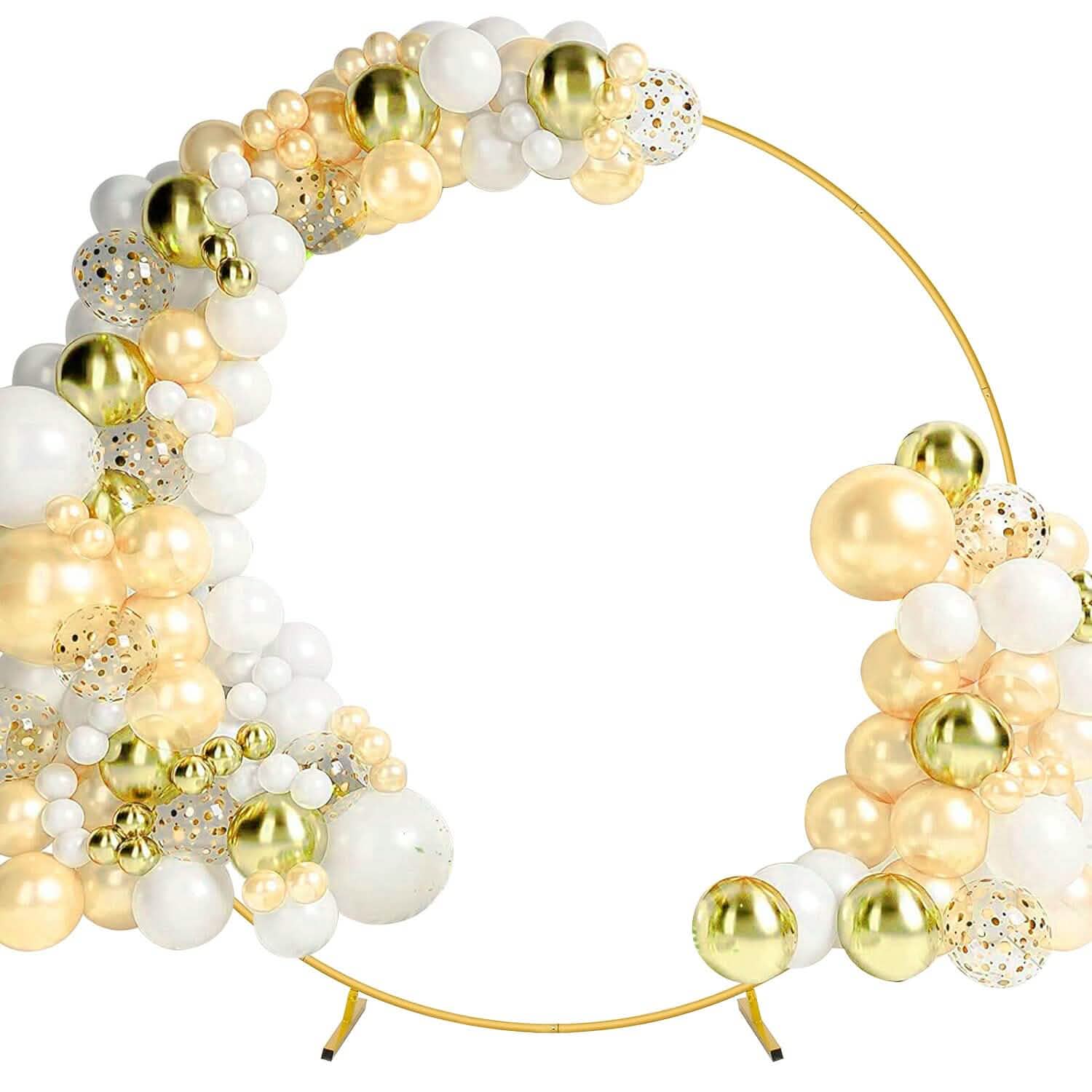 Metal Round Arch Reusable Backdrop Stand with Balloon Tools Holiday Decor & Apparel - DailySale