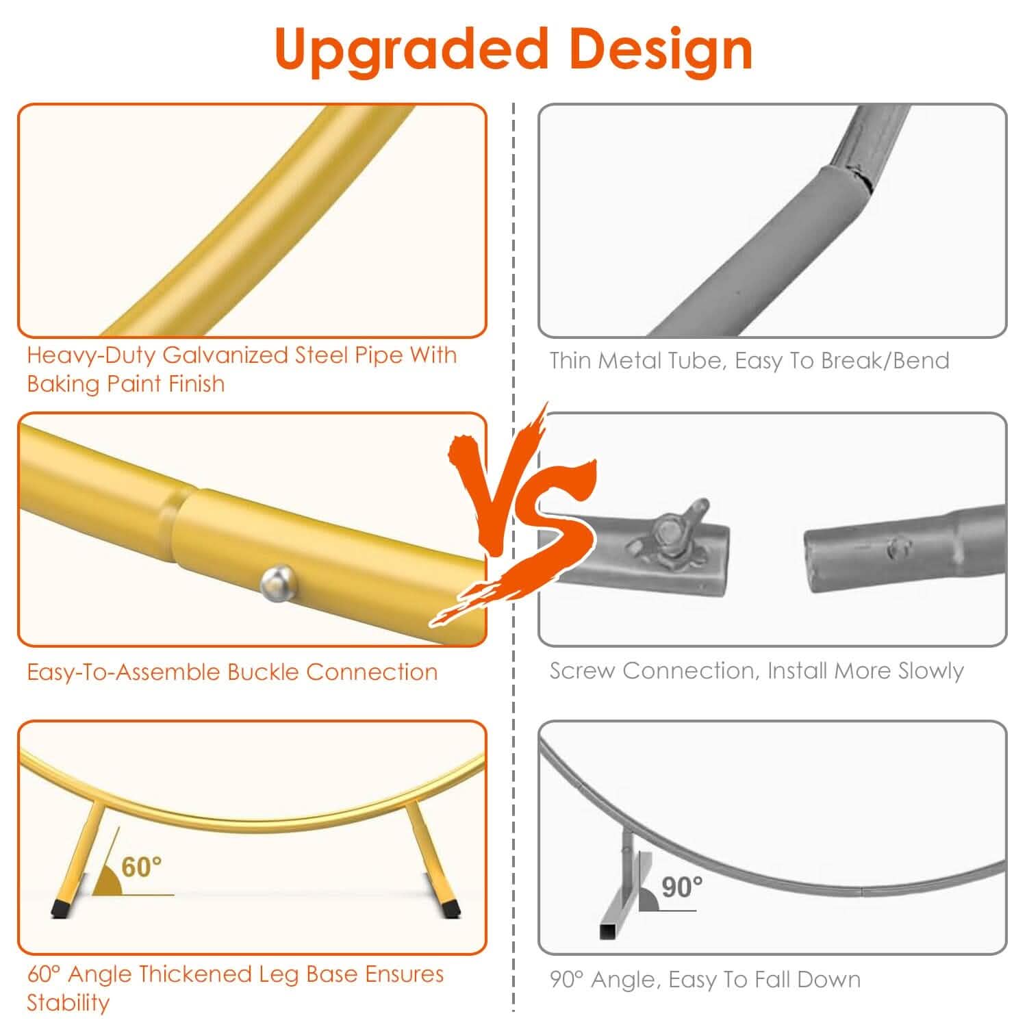 Metal Round Arch Reusable Backdrop Stand with Balloon Tools Holiday Decor & Apparel - DailySale