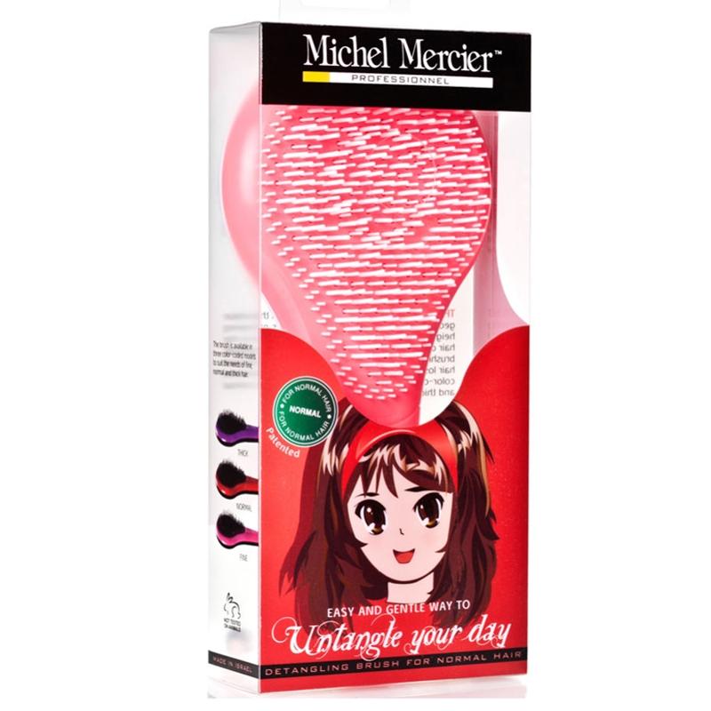 Michel Mercier Kids Detangling Brush Pink For Normal Hair Beauty & Personal Care - DailySale