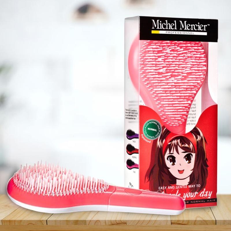 Michel Mercier Kids Detangling Brush Pink For Normal Hair Beauty & Personal Care - DailySale