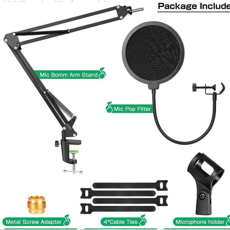 Microphone Arm Stand with Mic Boom Arm Stand Gadgets & Accessories - DailySale