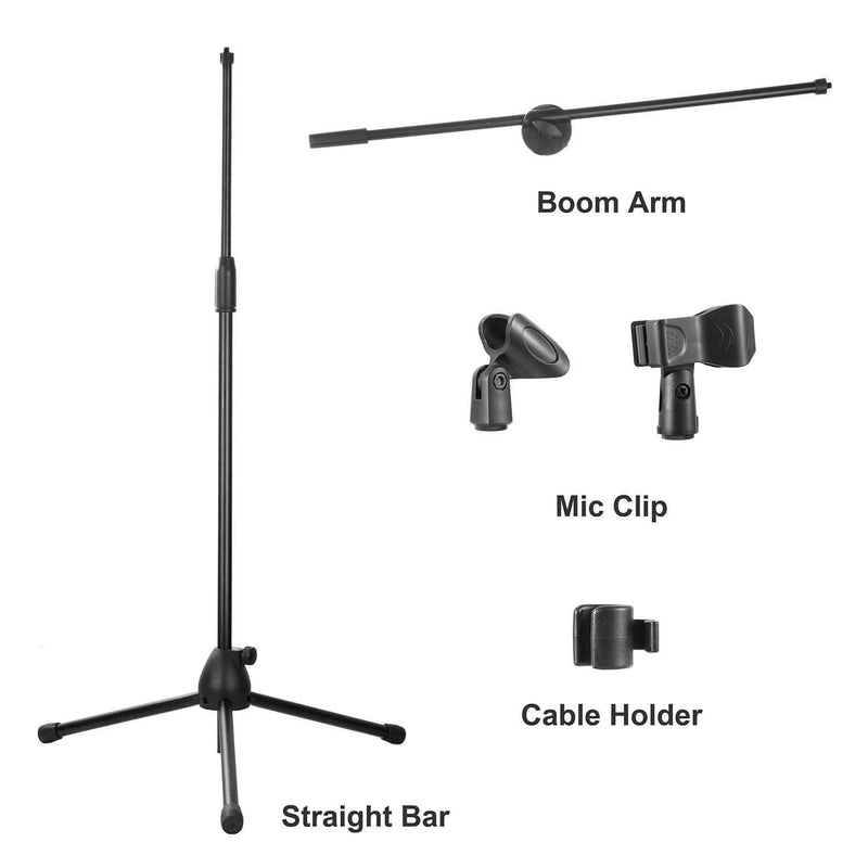 Microphone Stands Tripod Boom Mic Holders Headphones & Audio - DailySale