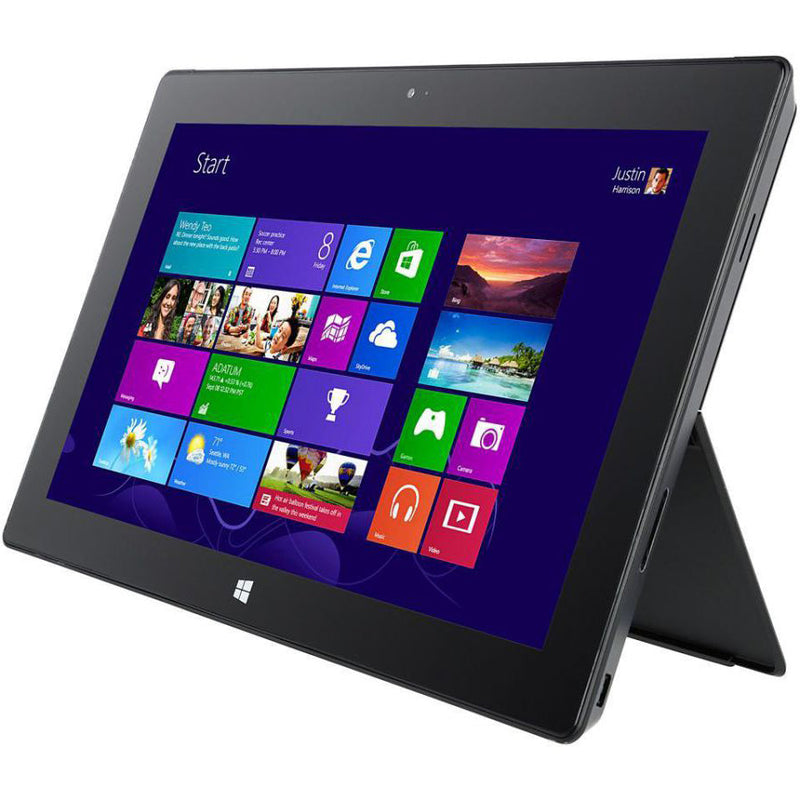 Microsoft Surface Pro 2 64GB, Core i5, 4GB Ram, 64GB Storage, Windows 10 Pro Black (Refurbished) Tablets - DailySale