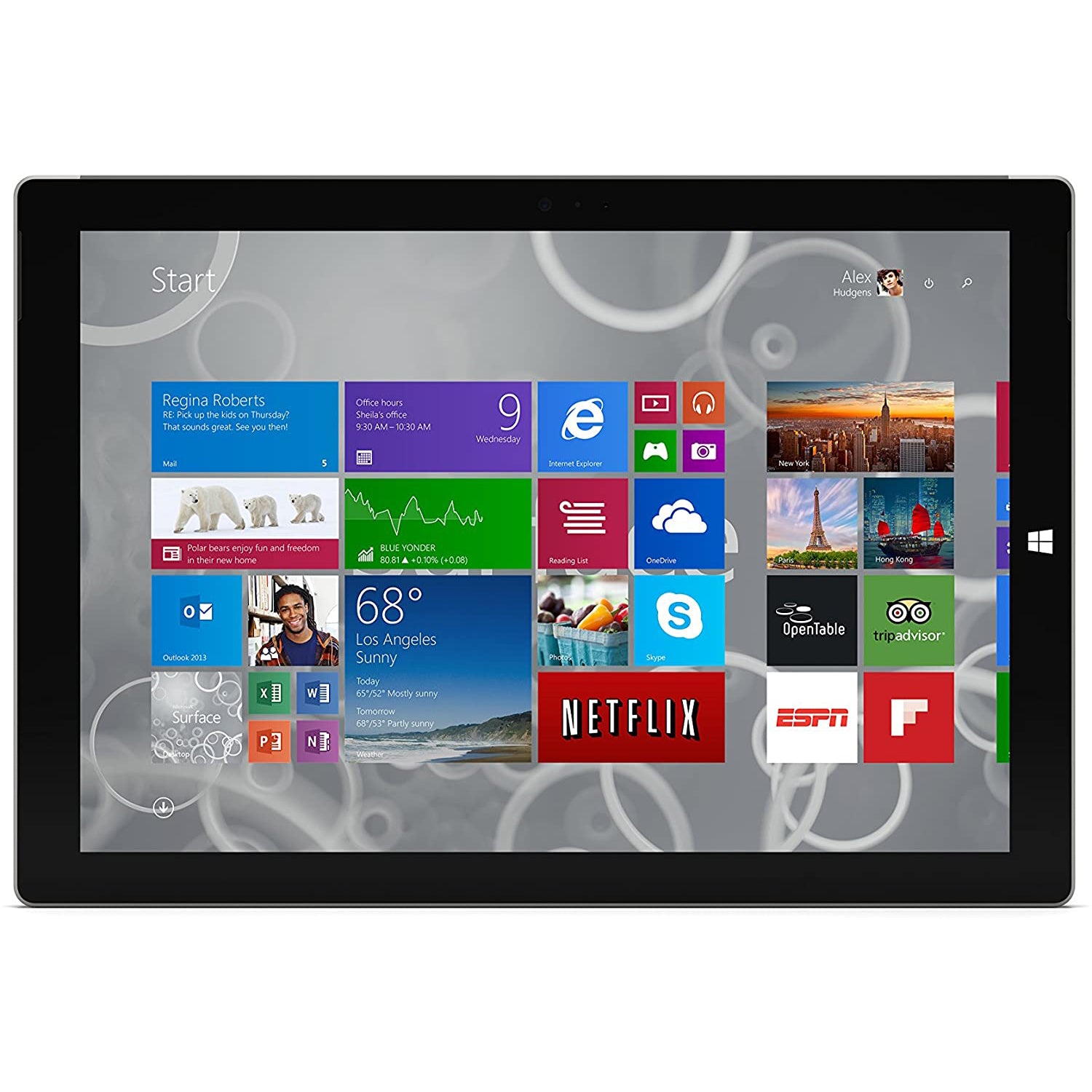 Microsoft Surface Pro 3 Model 1631 Intel Core i5-4300U 1.9 GHz  (Refurbished) 128GB