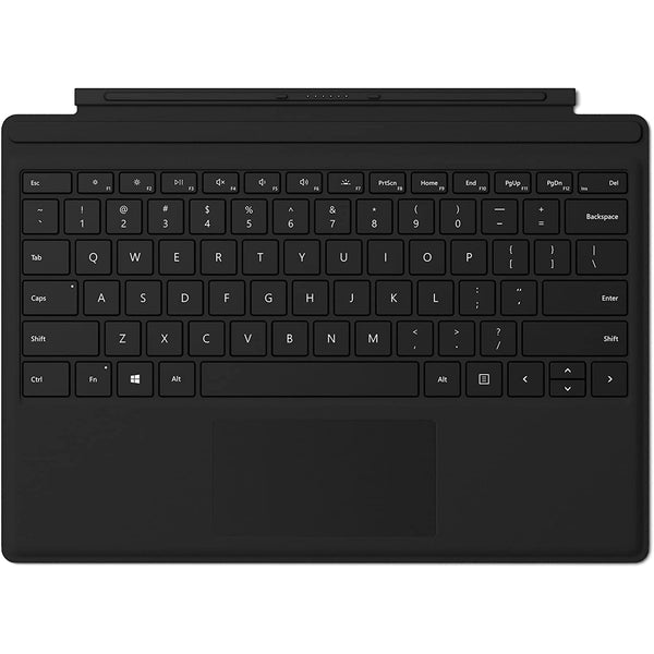 Top view of Microsoft Surface Pro Signature Type Cover - Black (Refurbished), available at Dailysale