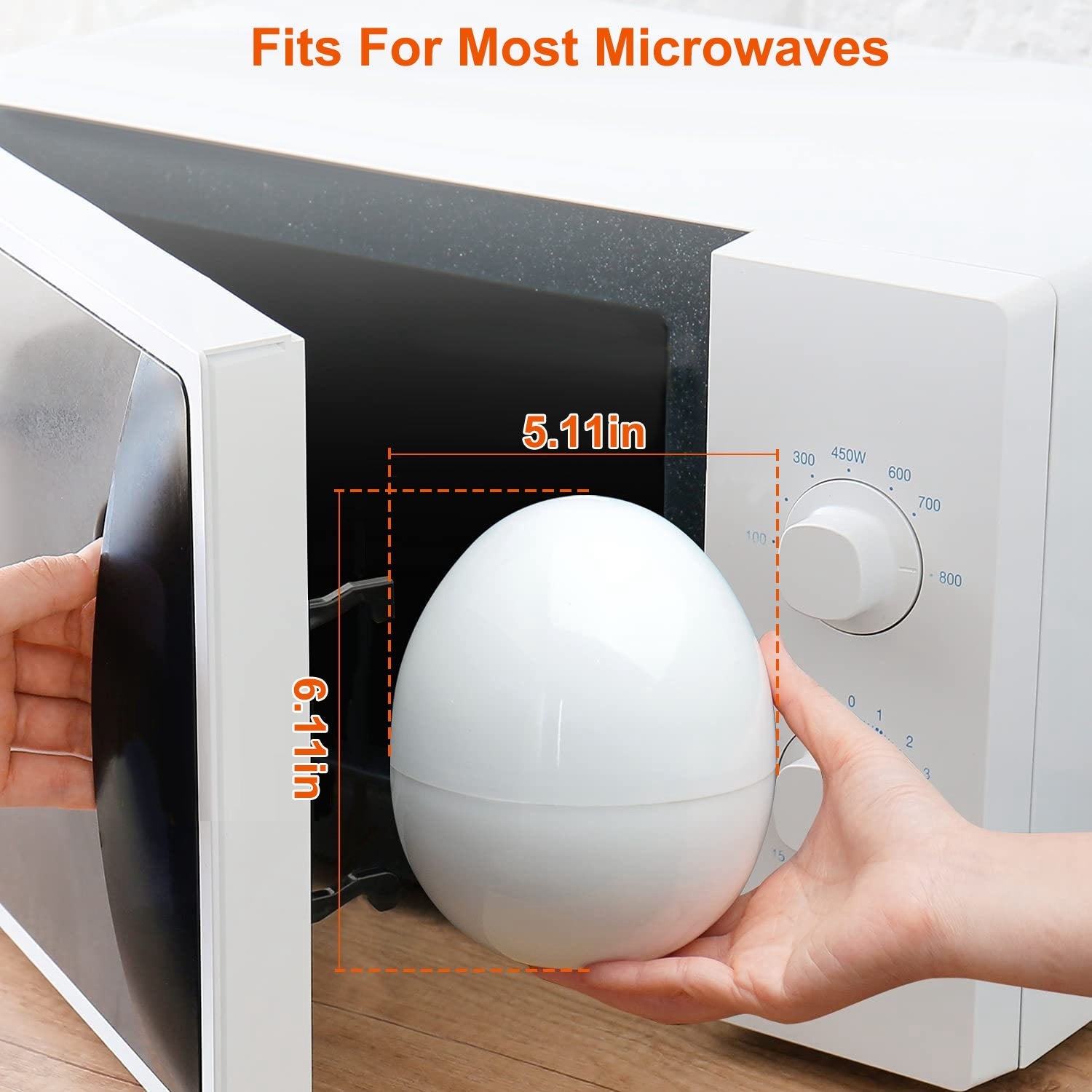 Microwave Egg Broiler Cooker Up to 4 Eggs Kitchen Appliances - DailySale