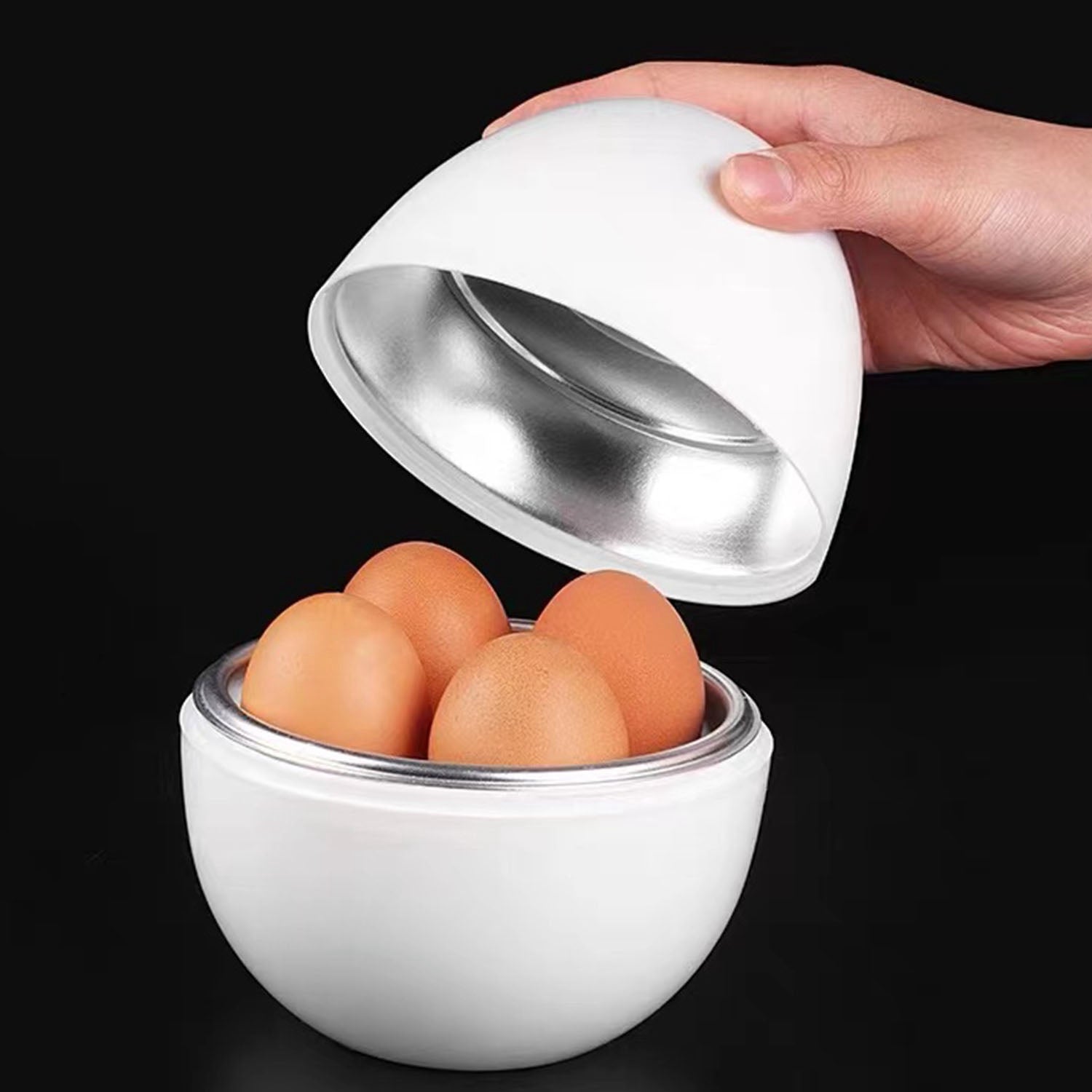 Microwave Egg Broiler Cooker Up to 4 Eggs Kitchen Appliances - DailySale