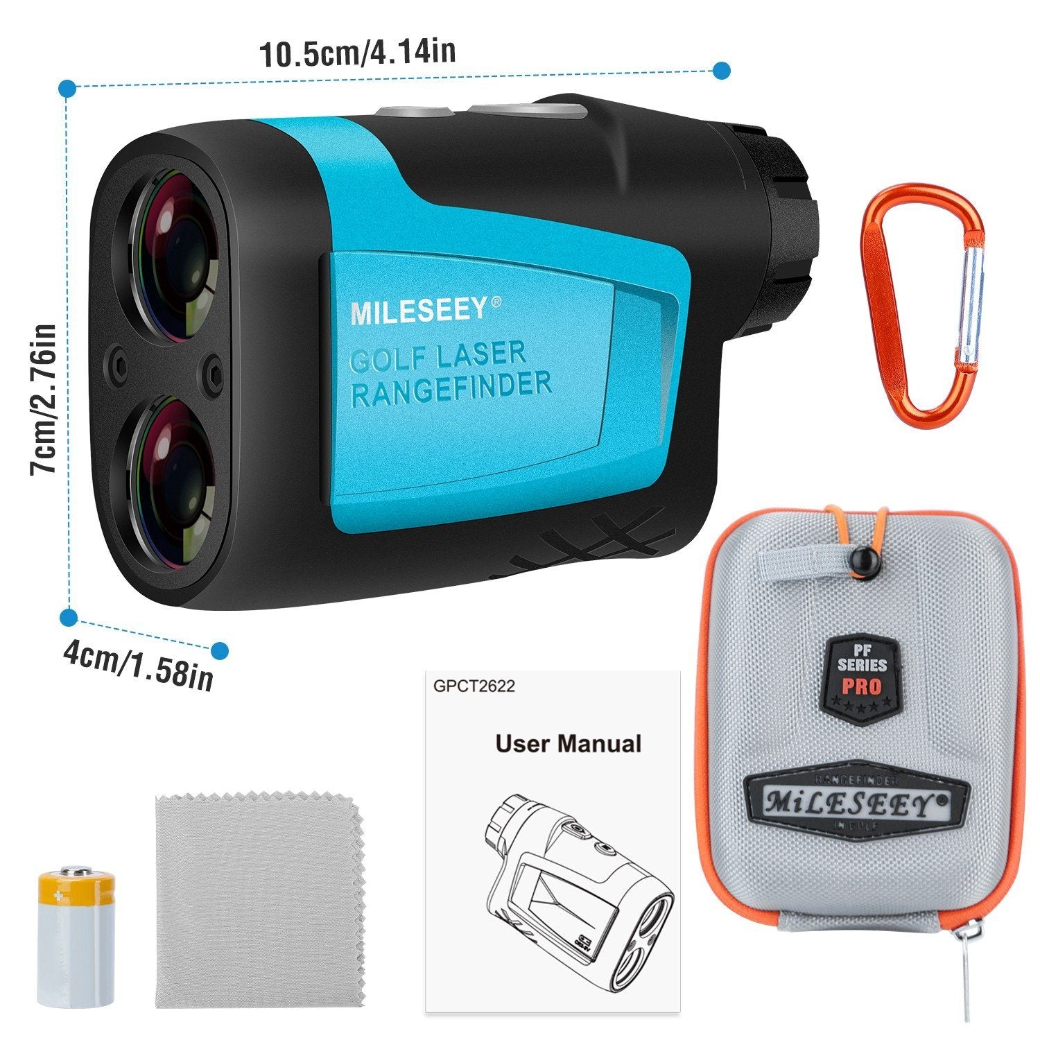 Mileseey Professional Precision Laser Golf Rangefinder Sports & Outdoors - DailySale