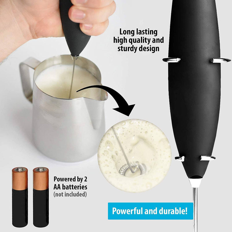 Milk Frother Handheld Foam Maker for Latte Kitchen & Dining - DailySale