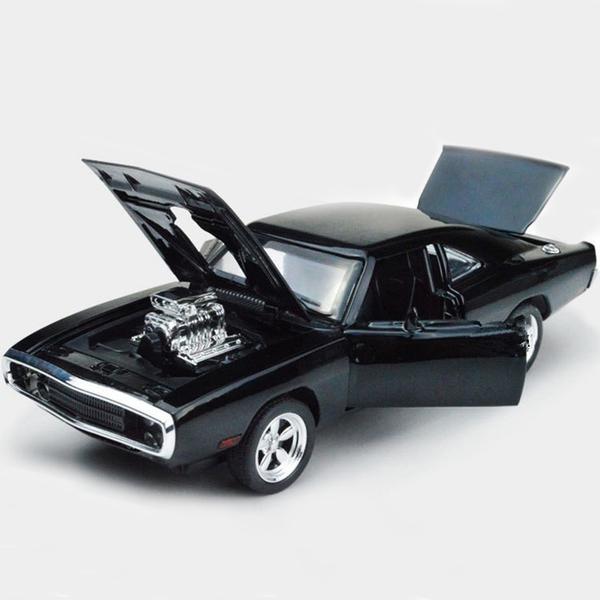 Mini Auto 1:32 The Fast and The Furious Dodge Alloy Car Toy Toys & Hobbies Black - DailySale