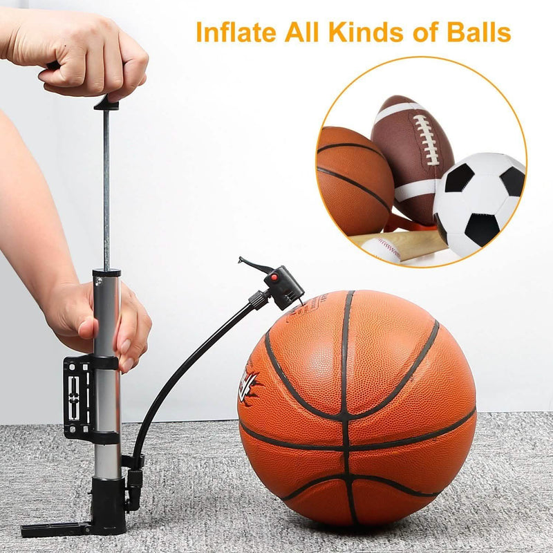 Mini Bike Pump Portable Bicycle Tire Inflator Sports & Outdoors - DailySale