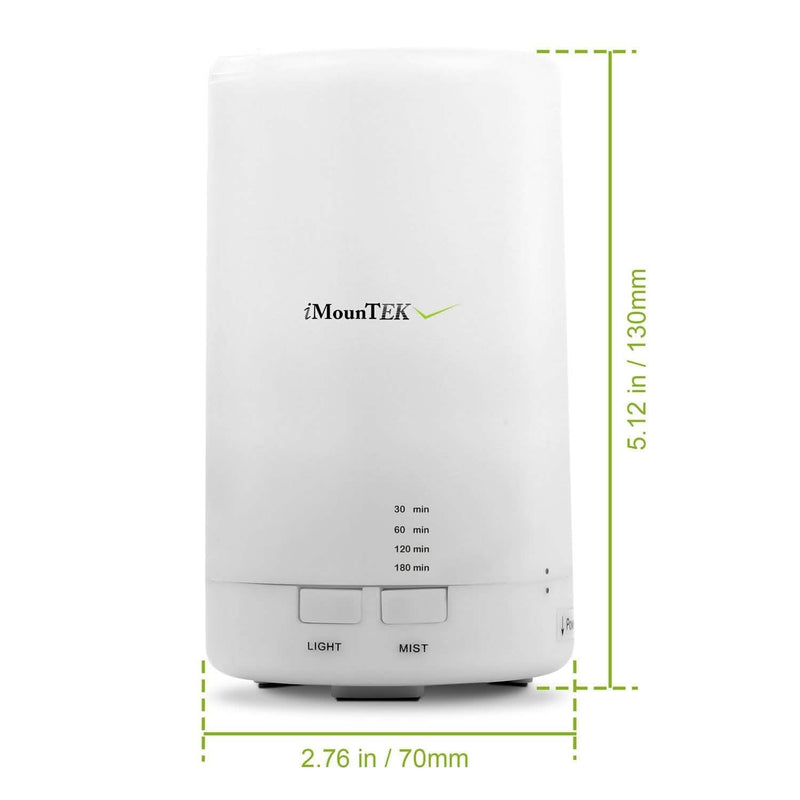 Mini Cool Mist Humidifier with 7 Color LED Lights Wellness - DailySale
