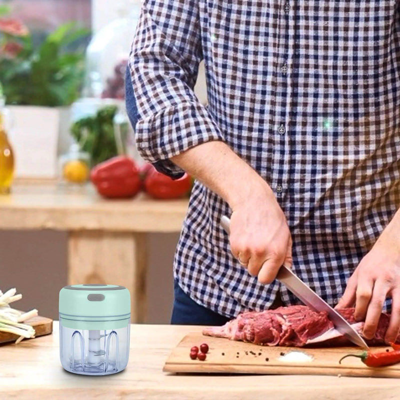 Mini Electric Cordless Garlic Chopper Kitchen Tools & Gadgets - DailySale