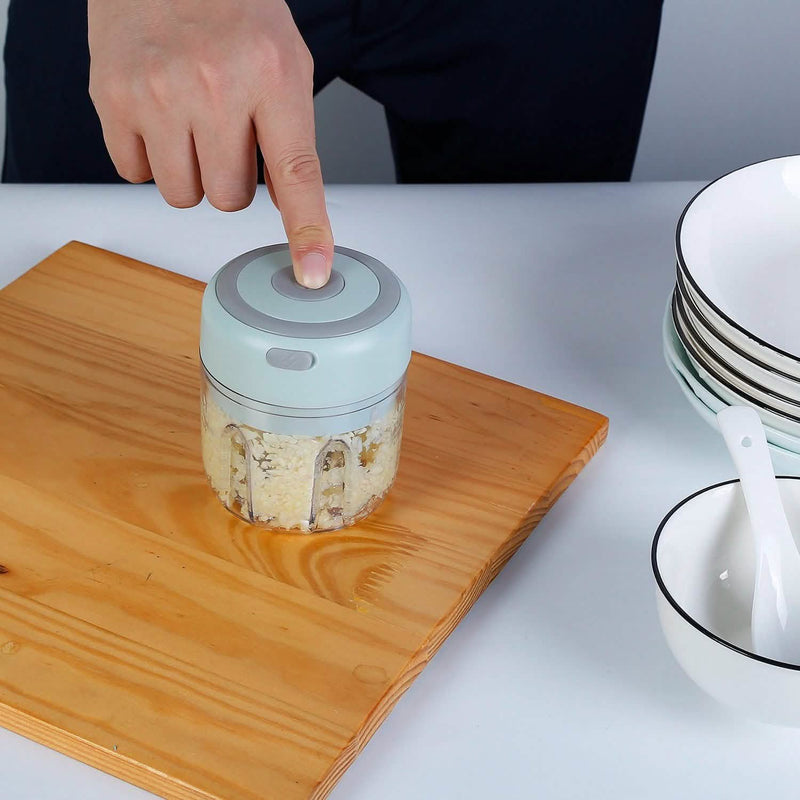 Mini Electric Cordless Garlic Chopper Kitchen Tools & Gadgets - DailySale