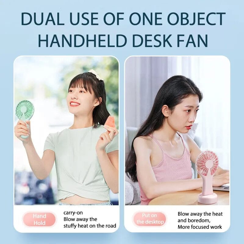 Mini Handheld Fan Everything Else - DailySale