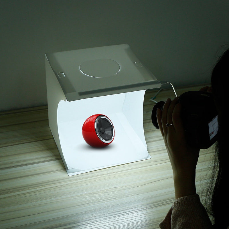 Mini Photo Studio Box Photography with 6 Color Backdrops Cameras & Drones - DailySale