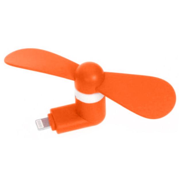Mini Portable iPhone Fan Gadgets & Accessories Orange - DailySale