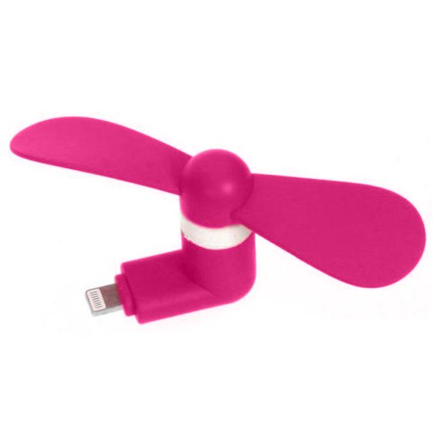 Mini Portable iPhone Fan Gadgets & Accessories Pink - DailySale