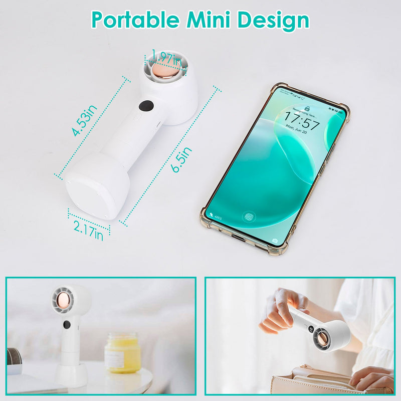 Mini Portable USB Rechargeable Handheld Cooling Fan Everything Else - DailySale