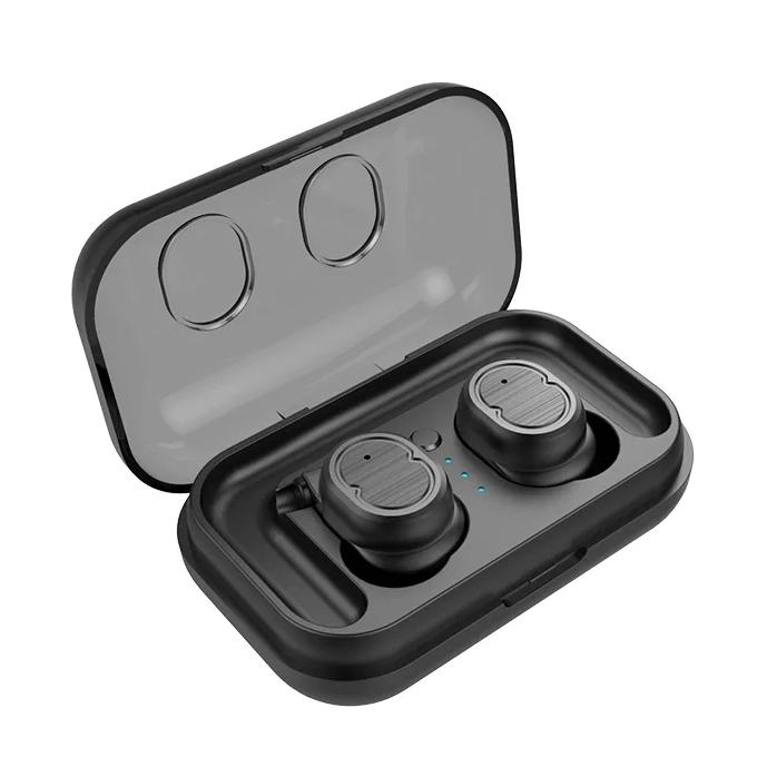 Mini True Wireless Earbuds TWS Touch Control Bluetooth 5.0 Headphone Headphones Black - DailySale