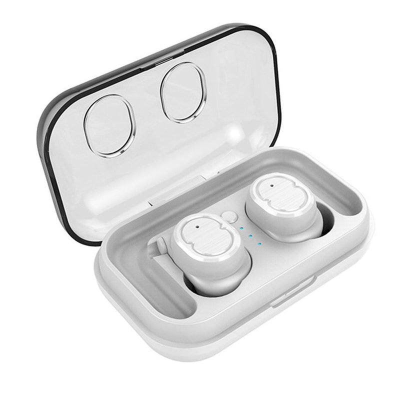 Mini True Wireless Earbuds TWS Touch Control Bluetooth 5.0 Headphone Headphones White - DailySale