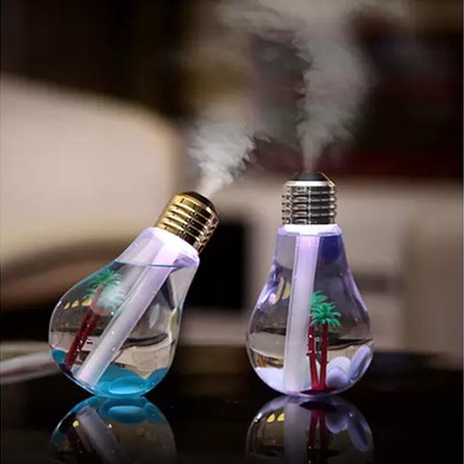 Mini USB Bulb Aromatherapy Diffuser with LED Lights Wellness - DailySale