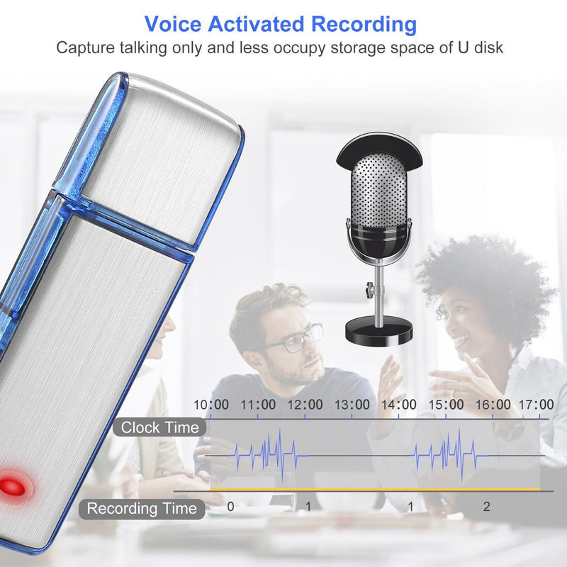 Mini Voice Digital Sound Recorder Headphones & Audio - DailySale