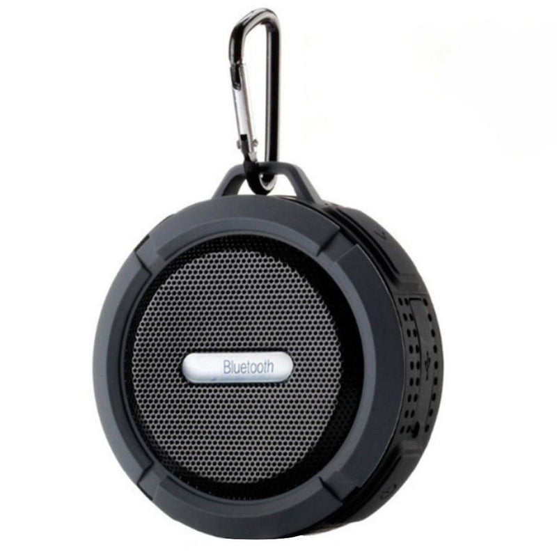 Mini Waterproof Bluetooth Speaker Speakers Black - DailySale