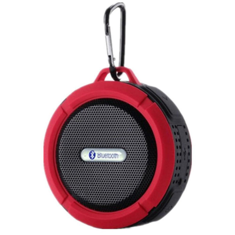 Mini Waterproof Bluetooth Speaker Speakers Red - DailySale