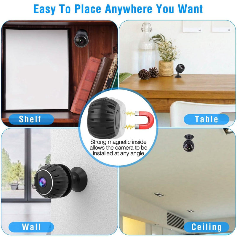 Mini Wireless Camera Wifi IR Night Vision HD 1080P Home Security Smart Home & Security - DailySale