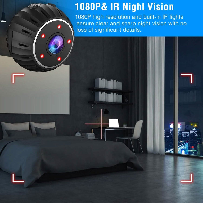 Mini Wireless Camera Wifi IR Night Vision HD 1080P Home Security Smart Home & Security - DailySale
