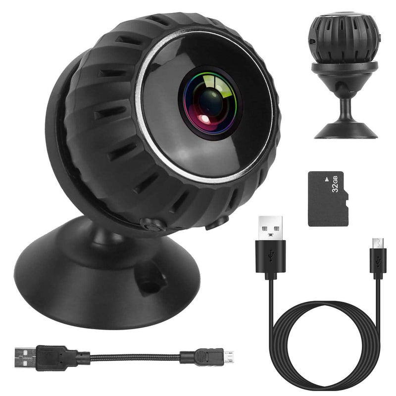Mini Wireless Camera Wifi IR Night Vision HD 1080P Home Security Smart Home & Security With 32GB Card - DailySale