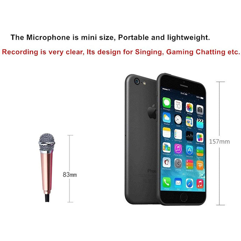 Miniature Metal Microphone for Karaoke with 3.5 mm Universal Cable Gadgets & Accessories - DailySale