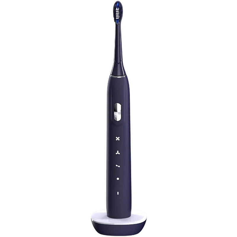 Miniluck Rechargeable Electric Toothbrush with Replacement Toothbrush Heads Beauty & Personal Care Blue - DailySale