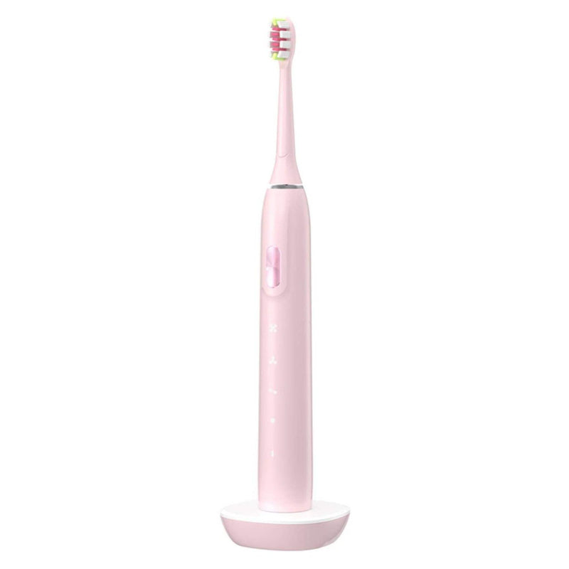 Miniluck Rechargeable Electric Toothbrush with Replacement Toothbrush Heads Beauty & Personal Care Pink - DailySale