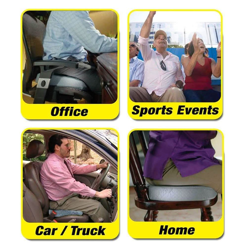 Miracle Bamboo Seat Cushion Orthopedic Design Home Essentials - DailySale