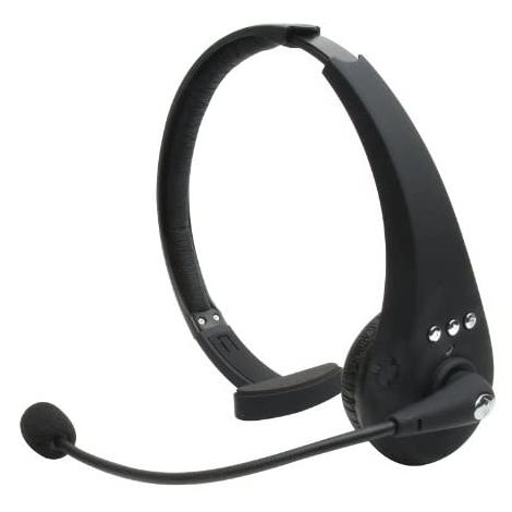 Mobile Spec MSCBTOHNCR Bluetooth Cellular Headset with Silencer RX and Recorder Headphones - DailySale