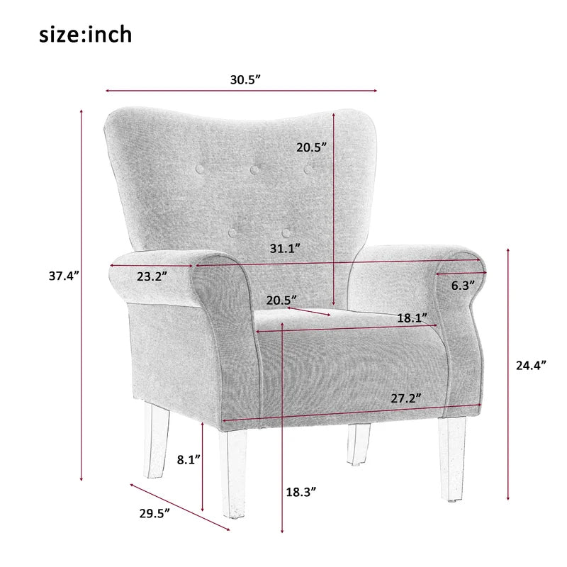 Modern Accent Chair Armchair Furniture & Decor - DailySale