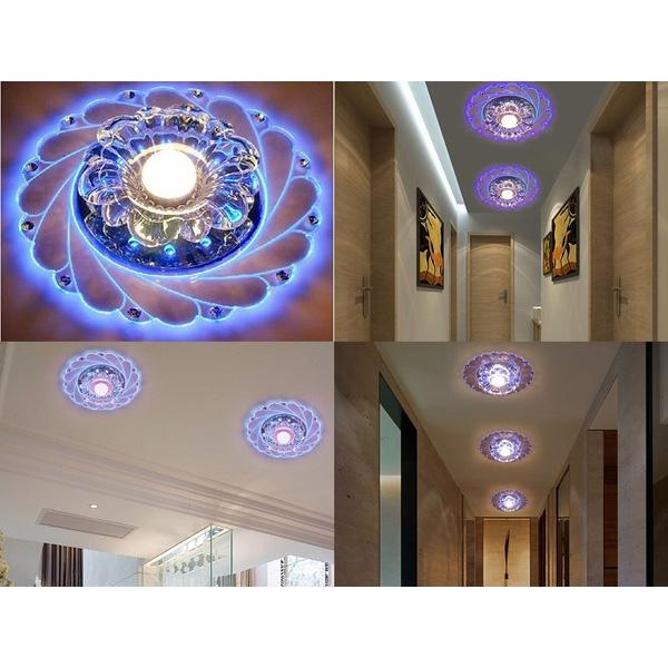 Modern Crystal LED Saving Bright Ceiling Blue Light Lamp Fixture Chandelier Indoor Lighting - DailySale