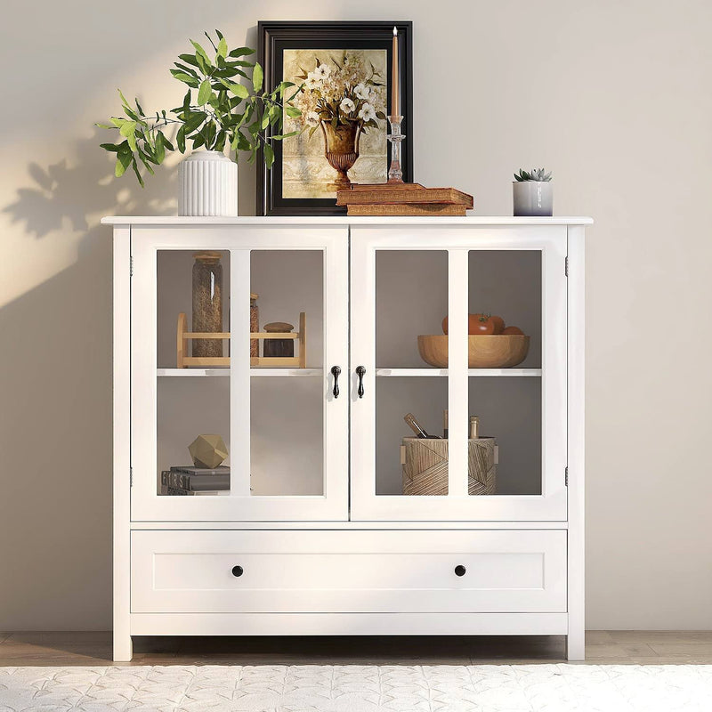 Modern Storage Cabinet with Metal Handles Furniture & Decor - DailySale