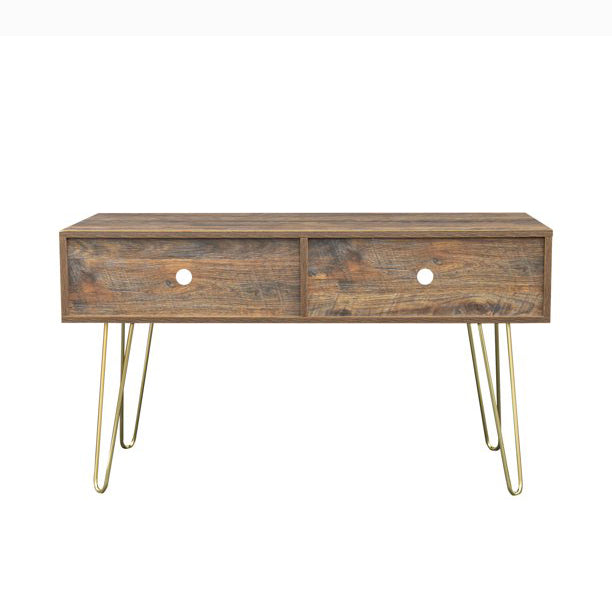 Modern Wood TV Stand Console Table Furniture & Decor Coffee - DailySale