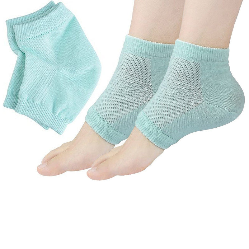 Moisturizing Spa Gel Heel Socks Wellness - DailySale